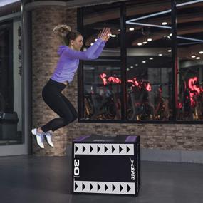 img 3 attached to Xspec Fitness 3-In-1 Foam Plyometric Jump Box - 30X24X20 Inches - Jump Training Platform For Effective Workout & Exercise Routines