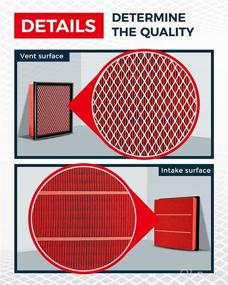 img 1 attached to 🔍 KAX Engine Air Filter, GAF001 (CA10755) - 200% Longer Life - Replacement Air Filter for Sienna, Highlander, Camry, Avalon, ES350, NX200T, NX300, RX350, RX350L, Durango, Grand Cherokee