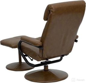 img 1 attached to Flash Furniture Contemporary Leather Recliner Furniture