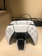 img 1 attached to Sony DualSense Charging Station: High-Performance Charging Solution for PS5 Gamepads (CFI-ZDS1) White/Black review by Hayden Jay ᠌