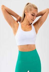 img 1 attached to Experience Comfort And Style With Lavento'S Strappy Sports Bra For Women