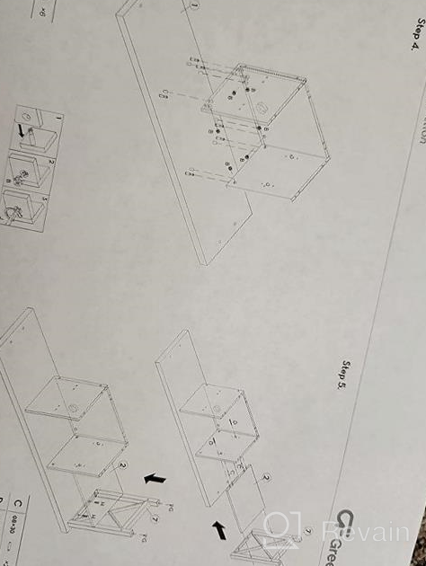 img 1 attached to Walnut Entertainment Center: GreenForest TV Stand With 6 Cabinets For Living Room, Console Table For TVs Up To 65 Inches And 55 Inch Television Stands With Storage review by Mark Caperton