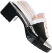 women's rubber jelly clog sandal with aquapillar block heel logo