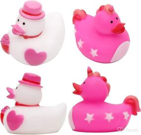 img 1 attached to 🦆 Bulk Pack of 18 Valentine’s Day Rubber Ducks: Mini Size Duckies for Kids, Perfect Classroom Exchange Gift, Valentines Party Favors, Treats & Giveaways