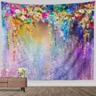 decorate your home with broshan's colorful watercolor flower wall hangings - perfect for bedrooms, living rooms and more! logo