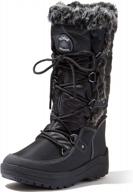 women's knee-high water resistant fur-lined snow boots - dailyshoes logo