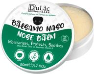 🐶 dulàc 100% natural dog nose balm: fragrance-free soother for dry & cracked noses - shea butter, vit e, calendula, beeswax - made in italy moisturizing and repairing cream логотип