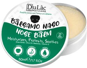 img 4 attached to 🐶 Dulàc 100% Natural Dog Nose Balm: Fragrance-Free Soother for Dry & Cracked Noses - Shea Butter, VIT E, Calendula, Beeswax - Made in Italy Moisturizing and Repairing Cream