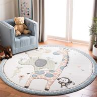 safavieh carousel collection non shedding resistant nursery ~ décor логотип