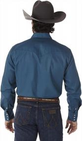 img 3 attached to Wrangler Оригинальная западная рубашка с длинными рукавами X Large для мужчин