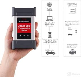 img 2 attached to Authentic Autel MaxiFlash Elite VCI J2534 Pass-Thru ECU Programming 🔧 Tool for Autel MK908, MS908, MS908S, MK908P, MS908S Pro, and MaxiSys Elite