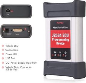 img 1 attached to Authentic Autel MaxiFlash Elite VCI J2534 Pass-Thru ECU Programming 🔧 Tool for Autel MK908, MS908, MS908S, MK908P, MS908S Pro, and MaxiSys Elite