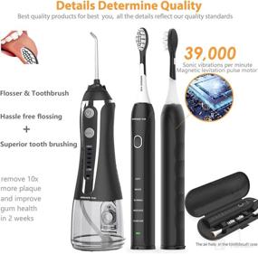 img 2 attached to Durable and Waterproof Portable Electric Toothbrush for Effortless Cleaning