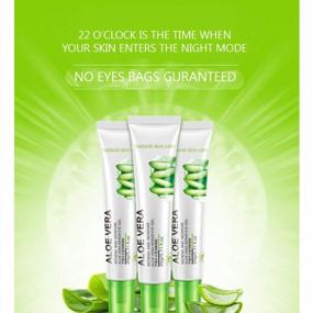 img 2 attached to BIOAQUA Aloe Vera Hydrating Eye Gel Cream Reduces Dark Circles Moisturizes No Eyes Bags Guaranteed 20G