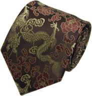 👔 classy men's black paisley jacquard meeting necktie: top choice in ties, cummerbunds & pocket squares логотип