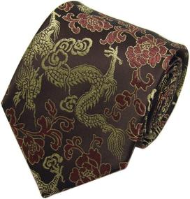 img 2 attached to 👔 Classy Men's Black Paisley Jacquard Meeting Necktie: Top Choice in Ties, Cummerbunds & Pocket Squares