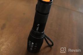 img 7 attached to Explore The Outdoors With BYBLIGHT Pack Of 4 Tactical Flashlights: Ultra Bright, Waterproof, And Zoomable LED Flashlights For Camping, Fishing, And Hunting