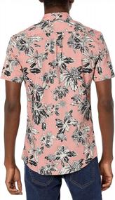 img 3 attached to Men'S Standard-Fit Short-Sleeve Printed Poplin Shirt By Goodthreads