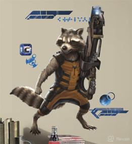 img 3 attached to 🦝 Guardians of the Galaxy Raccoon Giant Wall Decals by RoomMates