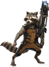 img 2 attached to 🦝 Guardians of the Galaxy Raccoon Giant Wall Decals by RoomMates