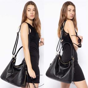 img 3 attached to Realer Handbag Crossbody Womens Shoulder Women's Handbags & Wallets - Hobo Bags