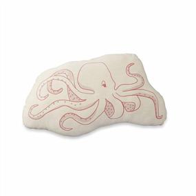 img 1 attached to Pehr Life Aquatic Octopus Pillow, Multi