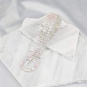 img 2 attached to SP Sophia Collection Glitterati Rhinestone Women's Accessories at Belts
