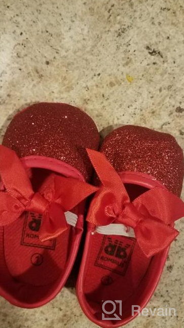 img 1 attached to 👑 ZTFUTURE Diamond Sparkle Princess Girls' Flats: Enchanting Shoes for Little Queens review by Brooke Abrahams