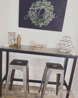 img 1 attached to Stylish And Sturdy Teraves Bar Table For Modern Homes - Perfect For Dining Room & Living Room Décor review by Carl Ferguson