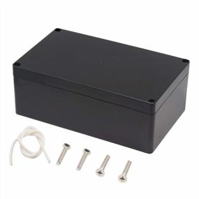 img 4 attached to Водонепроницаемый корпус электрической распределительной коробки из АБС-пластика со степенью защиты IP65 — черный, 7,87 х 4,72 х 2,95 дюйма (200 х 120 х 75 мм) от Zulkit