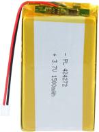 3.7v 1500mah 424272 lipo rechargeable lithium polymer battery pack with jst connector - akzytue logo