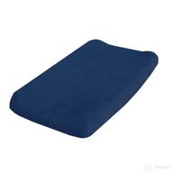 👶 navy go mama go minky changing pad cover logo