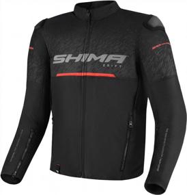 img 4 attached to SHIMA DRIFT Men'S Lightweight Mesh Motorbike Jacket With Armor Pads And Width Adjustment For Summer Biking (Black, L)