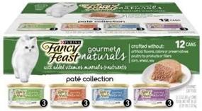 img 1 attached to 🐱 Fancy Feast Purina Gourmet Naturals Pate` Collection Grain Free: Premium Delicacy in 12-3 OZ Cans