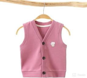 img 3 attached to Todder Cartoon Sleeveless Lightweight Waistcoat Apparel & Accessories Baby Boys -- Clothing