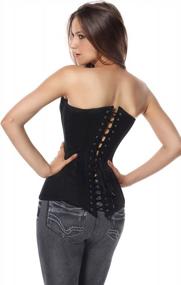 img 1 attached to Get The Perfect Hourglass Shape With Charmian Women'S 26 Steel Boned Long Torso Body Shaper Corset