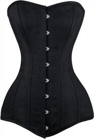 img 4 attached to Get The Perfect Hourglass Shape With Charmian Women'S 26 Steel Boned Long Torso Body Shaper Corset