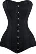 get the perfect hourglass shape with charmian women's 26 steel boned long torso body shaper corset logo