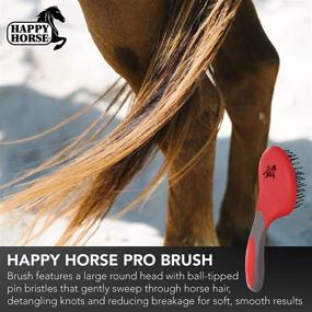 img 1 attached to Happy Horse Mane Brush Horses