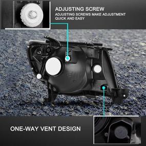 img 1 attached to 💡 BRYGHT Chrome Headlight Assembly for 2005-2011 Toyota Tacoma - Passenger & Driver Side