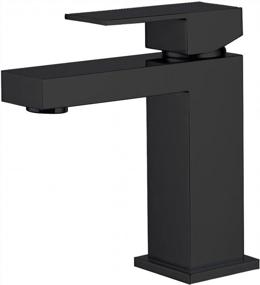 img 1 attached to Ratel Single Handle Bathroom Faucet Matte Black 5.8 X 6.8 Inches