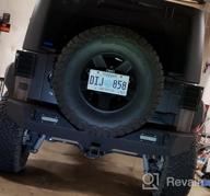 img 1 attached to Enhance Your Jeep Wrangler JK with LEDKINGDOMUS Front Bumper - Rock Crawler Style, Built-in LED Lights, Winch Plate, D-Rings: Compatible with 07-18 Models review by Roshan Schram