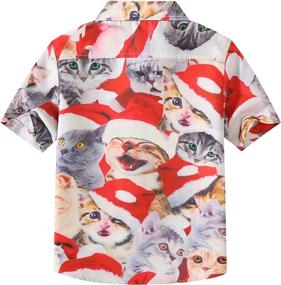 img 3 attached to 🌺 Tropical Hawaiian Christmas Shirts for Boys' Clothing - Tops, Tees & Shirts