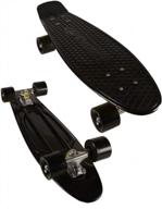 27" skateboard, moboard vintage style classic black logo