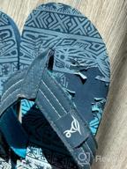 img 1 attached to Tropial Sandals Geometric Flip Flop Numeric_5 Boys' Shoes and Sandals review by Henry Hunter
