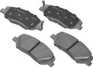 high-performance acdelco silver 14d1917ch ceramic front disc brake pad set for superior braking логотип