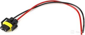 img 2 attached to 💡 Upgrade your Lighting Setup with iJDMTOY H11 H8 880 881 Female Adapter Wiring Harness for Enhanced Headlights or Fog Lights