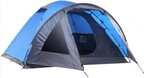 img 4 attached to SEMOO 3-Person Backpacking Tent With Double Layers, Lightweight And Easy Setup For All Seasons - Ideal For Camping, Hiking, And Traveling With Your Family.