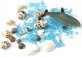 img 2 attached to Create Stunning Landscapes With Vindar'S 3 Inch Square Resin Mold - Featuring Mountain Peaks, Dolphins, Shells And Blue Sand