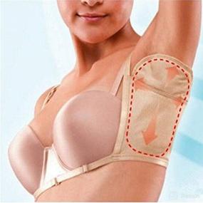 img 3 attached to Dukars Underarm Sweat Absorbing Pads: Reusable and Quick Drying Solution